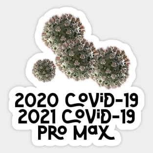 Covid-19 in new year Sticker